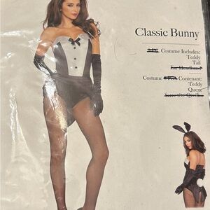 Classic Bunny Costume Set - Black and White